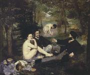 Edouard Manet frukosten i det grona oil painting reproduction